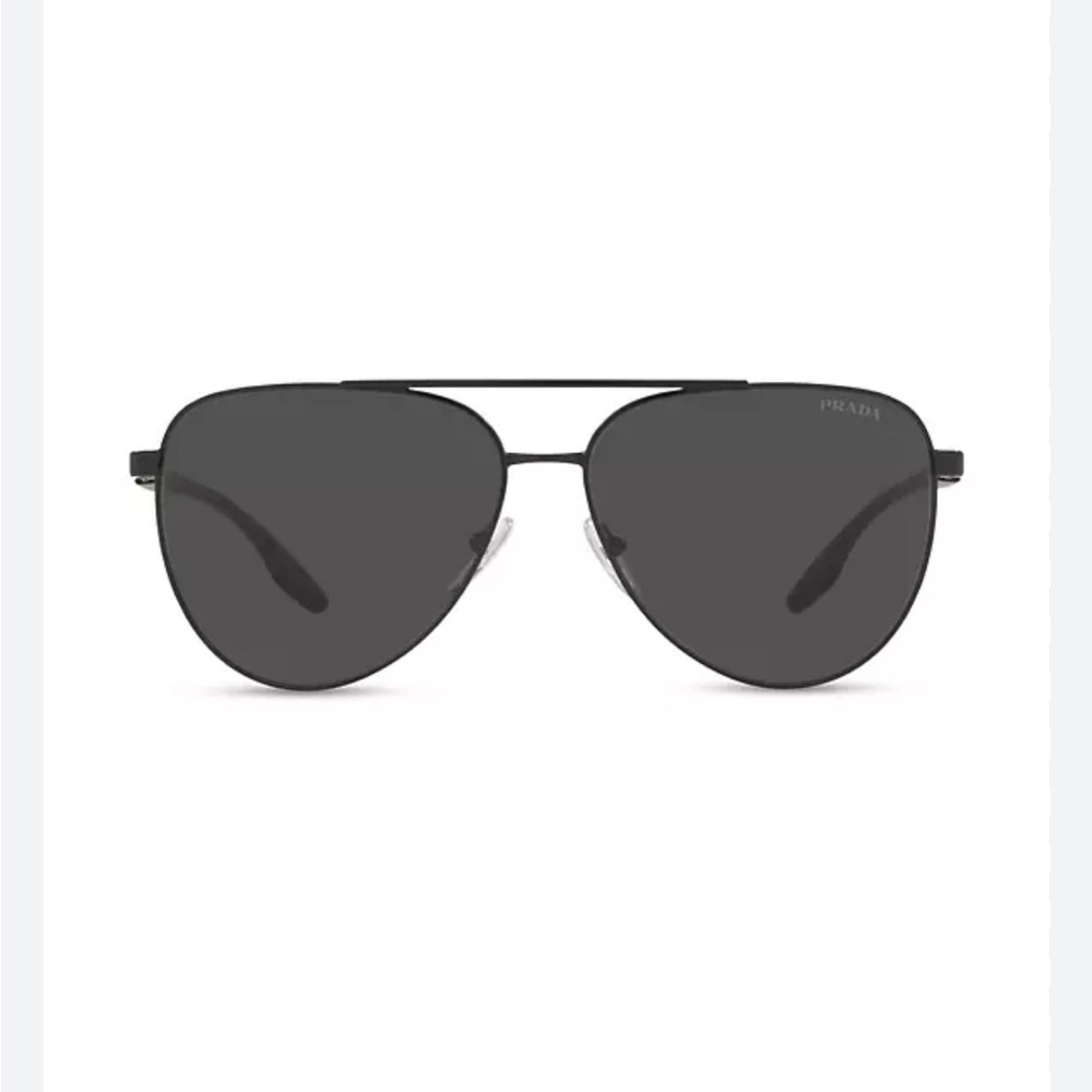 NWT Prada Black Avaitor Sunglasses